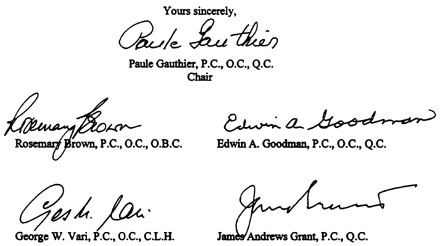 signatures