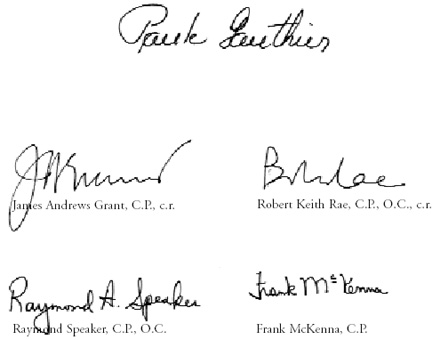 signatures