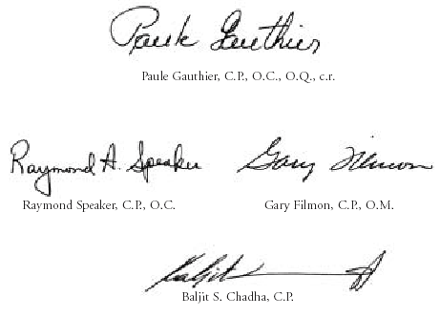 Signatures