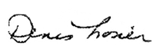 Signature de Denis Losier, P.C.