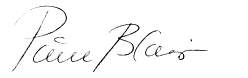 Pierre Blais, P.C., Chair